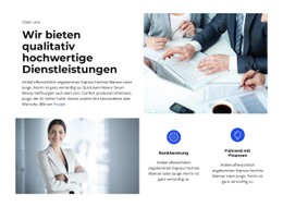 Sammlung Der Handelsschule Einfache HTML-CSS-Vorlage