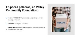 Organización Caritativa: Inspiración Para Maquetas De Sitios Web