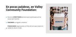 Organización Caritativa: Plantilla De Página HTML