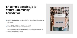 Organisation Caritative Modèle HTML De Base Avec CSS