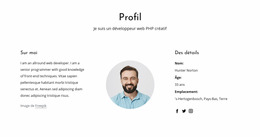 Profil D'Emploi De Développeur Web - Modèle De Site Web Joomla