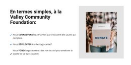 Organisation Caritative - Meilleur Modèle D'Une Page