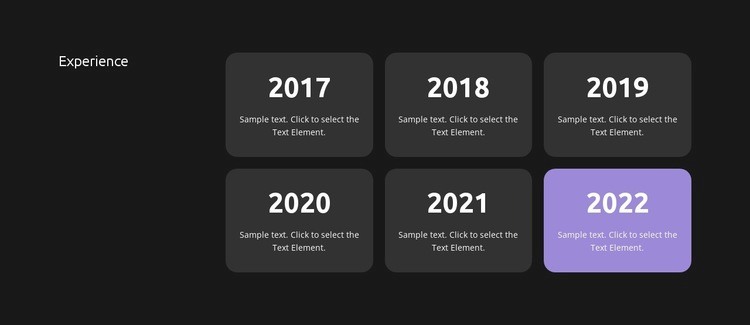 Experience Html Code Example