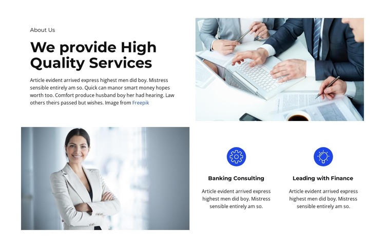 Business School Collection HTML Template