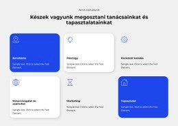 Kiváló Minőségű Szolgáltatások Sablon