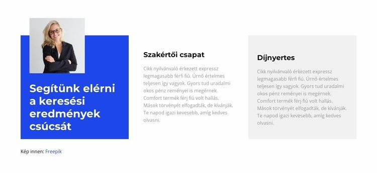 Keresési eredmények Sablon