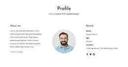 Web Developer Job Profile Joomla Template 2024