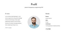 Profil Pracy Programisty Internetowego - Makieta Witryny Psd