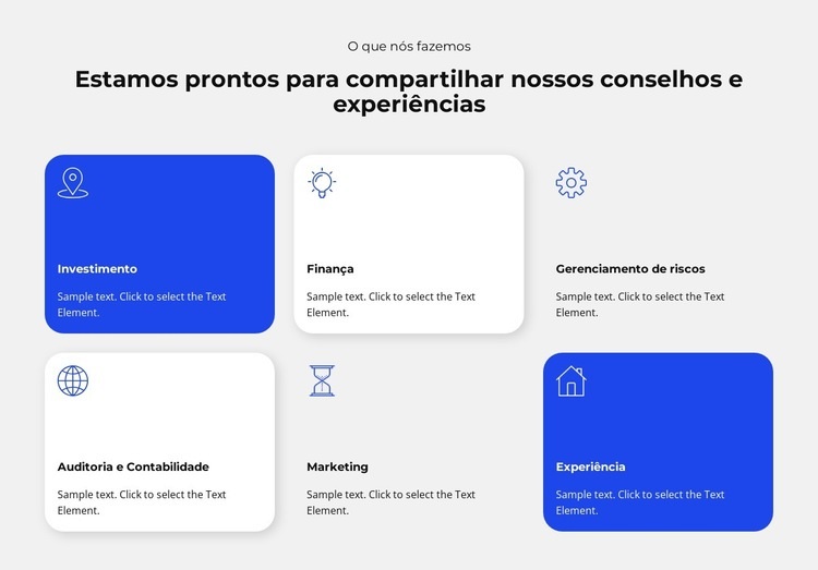 Serviços de alta qualidade Design do site