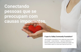 Caridade É Honesta - Modelo De Site Simples