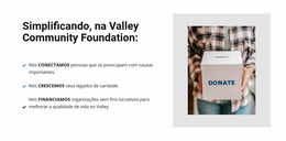 Organização De Caridade Construtor Joomla