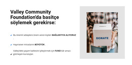 Hayır Kurumu Için Ücretsiz WordPress Teması