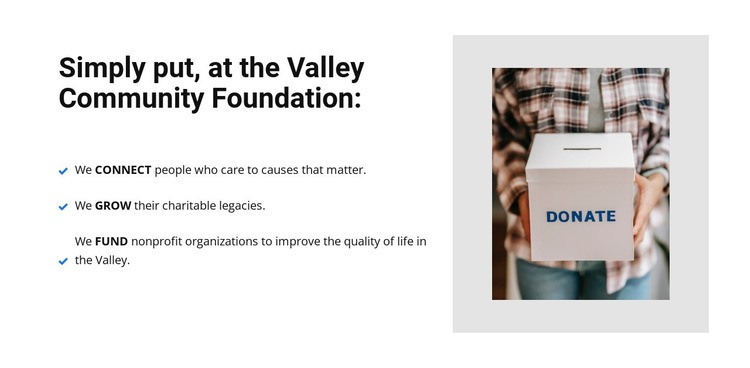 Charity organization Web Page Design