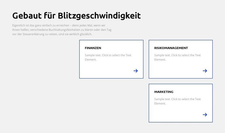 Risikomanagement Landing Page