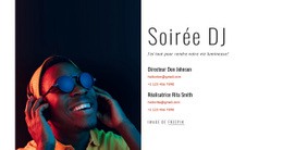 Contacts DJ - Modèle D'Une Page