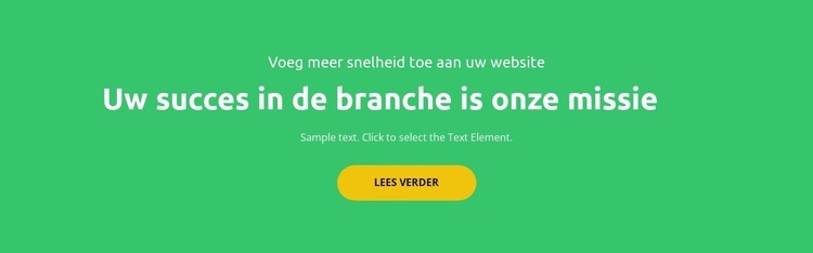 Financiële hulp Website ontwerp