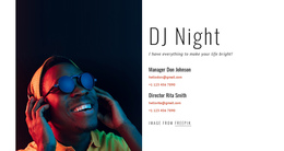 DJ Contacts - Starter Site