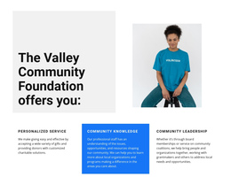 Landing Page Template For Charity From The Heart