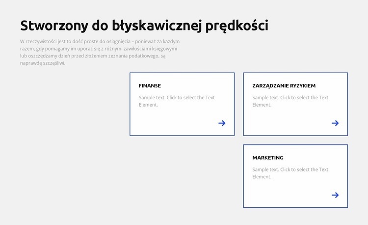 Zarządzanie ryzykiem Makieta strony internetowej