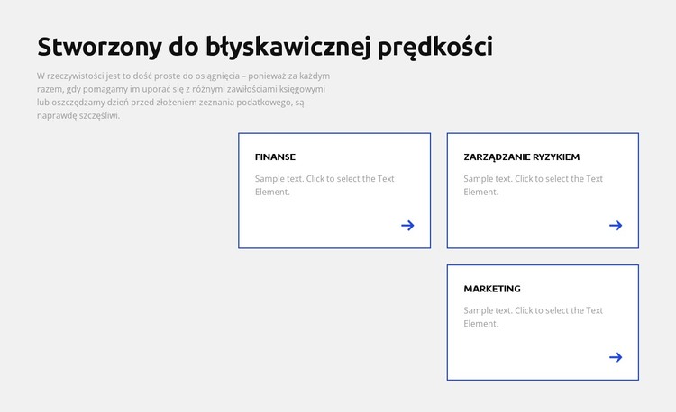 Zarządzanie ryzykiem Szablon HTML