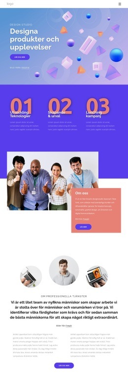 Designa För Upplevelse - Onlinemallar