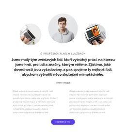 Webový Design Pro Texty A Mřížka S Obrázky