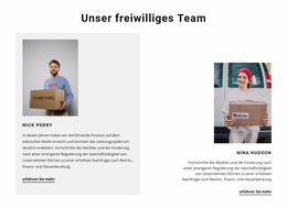 Kreativste Joomla-Vorlage Für Freiwilligenteam