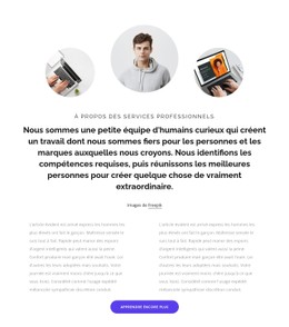 Disposition CSS Pour Textes Et Grille Avec Images