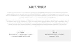 Histoire De L'Hospice - Modèle De Page HTML