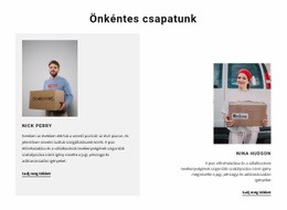 Önkéntes Csapat – Többcélú Kreatív Sablon