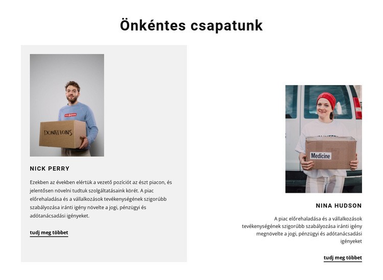 Önkéntes csapat Sablon