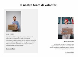 Team Di Volontari - Modello HTML5 Scaricabile Gratuitamente