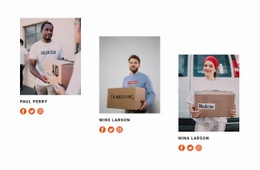 Il Nostro Team Di Volontari: Modello HTML5 Di Facile Utilizzo