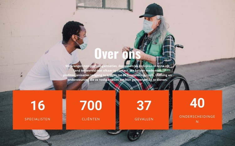 De overwinningen van ons hospice HTML5-sjabloon