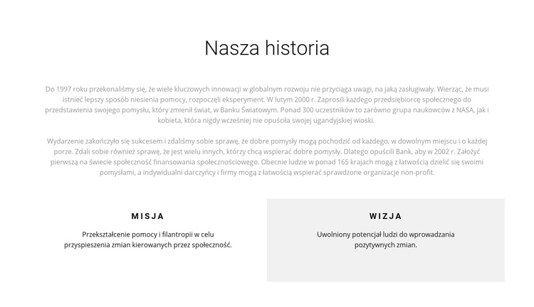 Historia Hospicjum Motyw WordPress