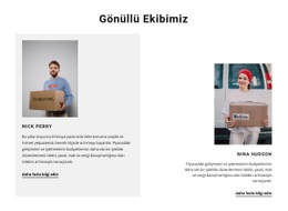 Gönüllü Ekip - Modern Açılış Sayfası