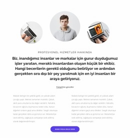 Resimlerle Birlikte Metinler Ve ızgara - Create HTML Page Online