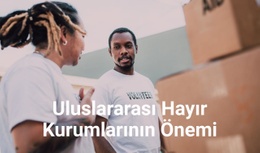 Uluslararası Hayır Kurumlarının Önemi - Başlangıç Sitesi