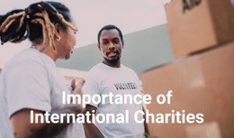Importance Of International Charities Directly From