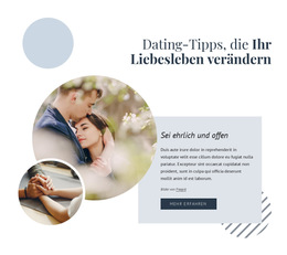 Tipps Für Dating Und Beziehungen – Fertiges Website-Design