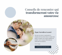 Superbe Modèle Joomla Pour Conseils Pour Les Rencontres Et Les Relations