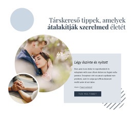 Tippek Párkapcsolatokhoz És Kapcsolatokhoz - HTML Oldalsablon