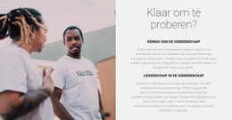 Onze Vrijwilligers Zullen Helpen - Responsieve HTML5-Sjabloon