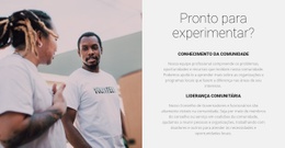 Nossos Voluntários Vão Ajudar - Modelo Personalizado De Uma Página