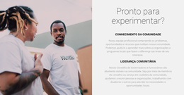 Tema WordPress Impressionante Para Nossos Voluntários Vão Ajudar