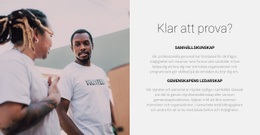 Sidans HTML För Våra Volontärer Hjälper Till