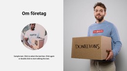 Välgörenhetshistoria - Gratis Webbplatsmall