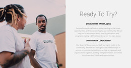 Our Volunteers Will Help - Website Mockup