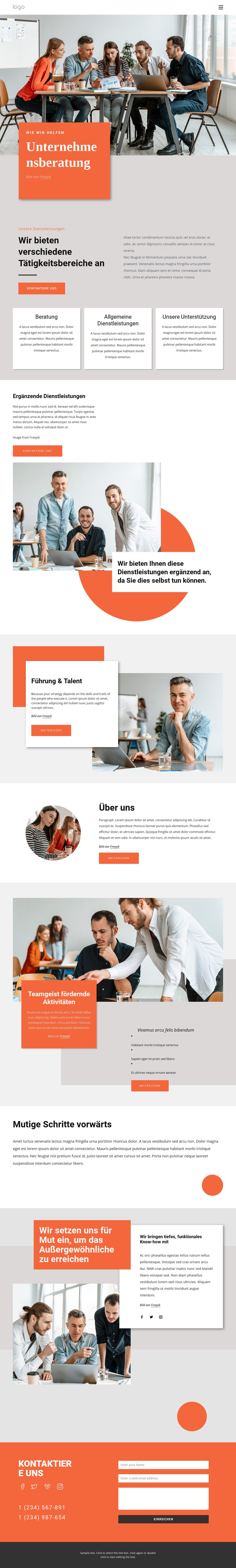 Wir helfen Ihnen zu wachsen und sich zu entwickeln WordPress-Theme