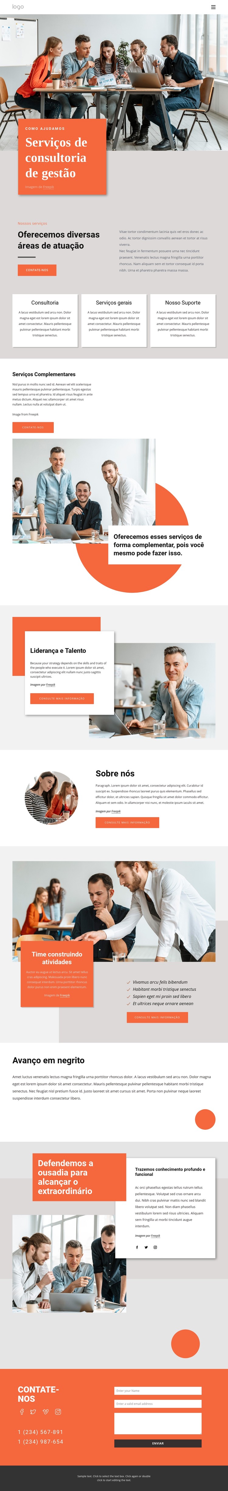 Nós ajudamos você a crescer e se desenvolver Template CSS